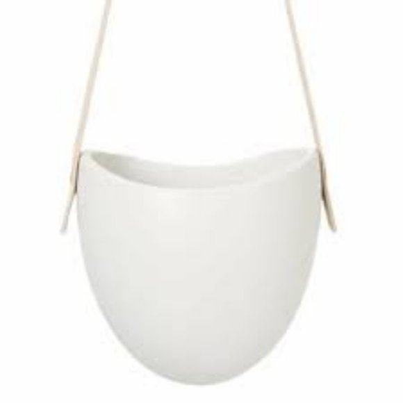 NWT Ceramic Hanging Planter Wall Planters Set of 3 - Picture 2 of 4